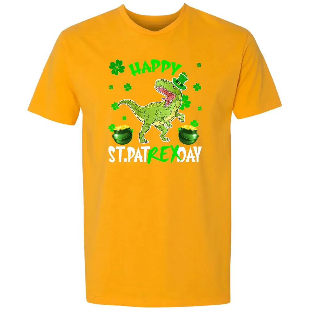 Happy St Patrex Day T Rex Lover St Patrick s Day Irish Gifts Premium Unisex T-shirt - 11