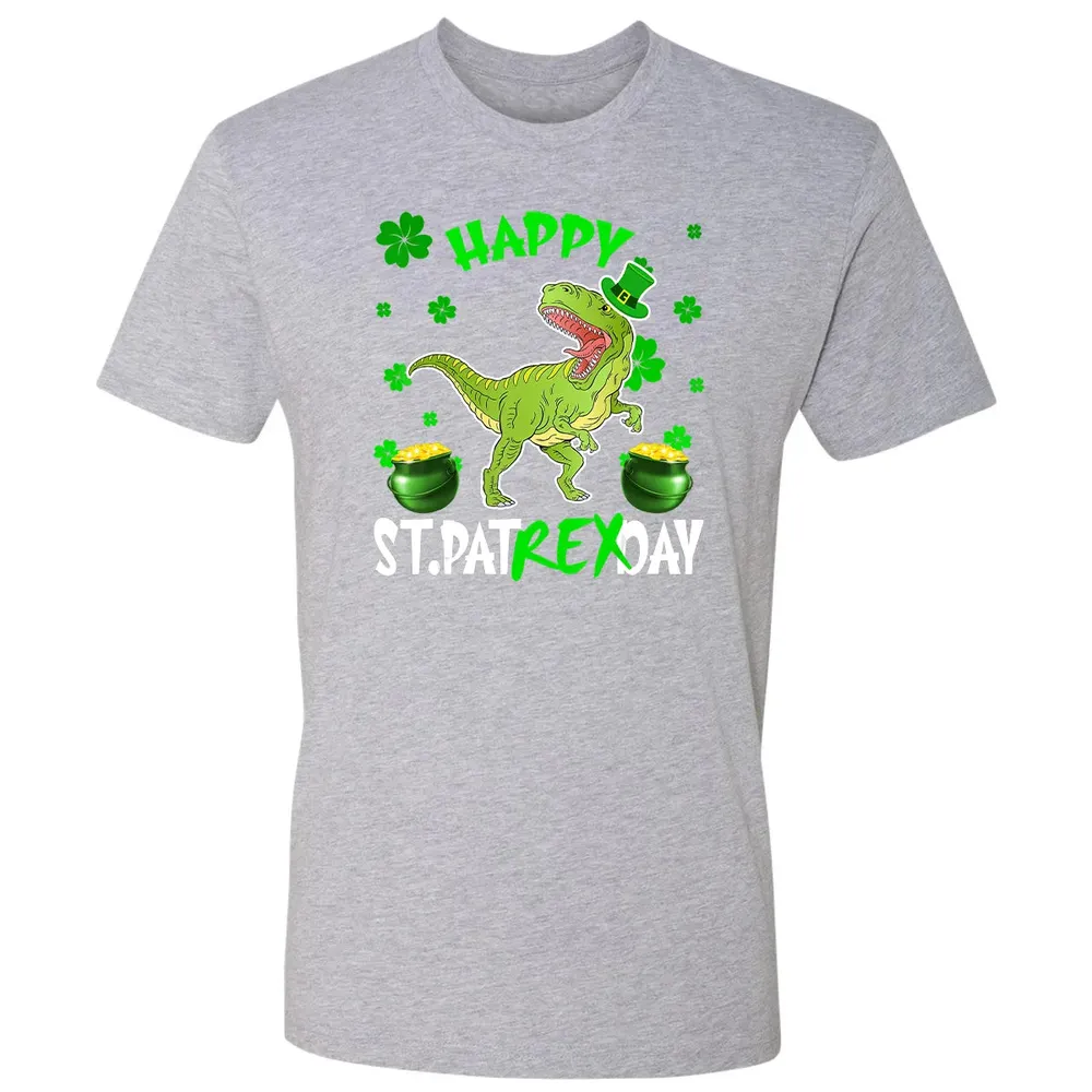 Happy St Patrex Day T Rex Lover St Patrick s Day Irish Gifts Premium Unisex T-shirt - 9