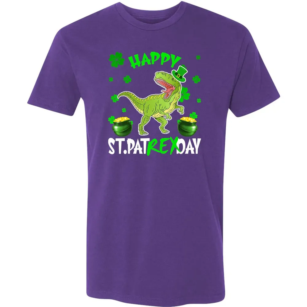 Happy St Patrex Day T Rex Lover St Patrick s Day Irish Gifts Premium Unisex T-shirt - 7