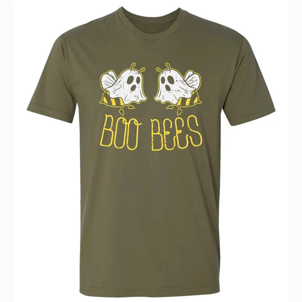 Boo Bees Funny Halloween  Matching Couple Costume For Her Premium Unisex T-shirt - 5