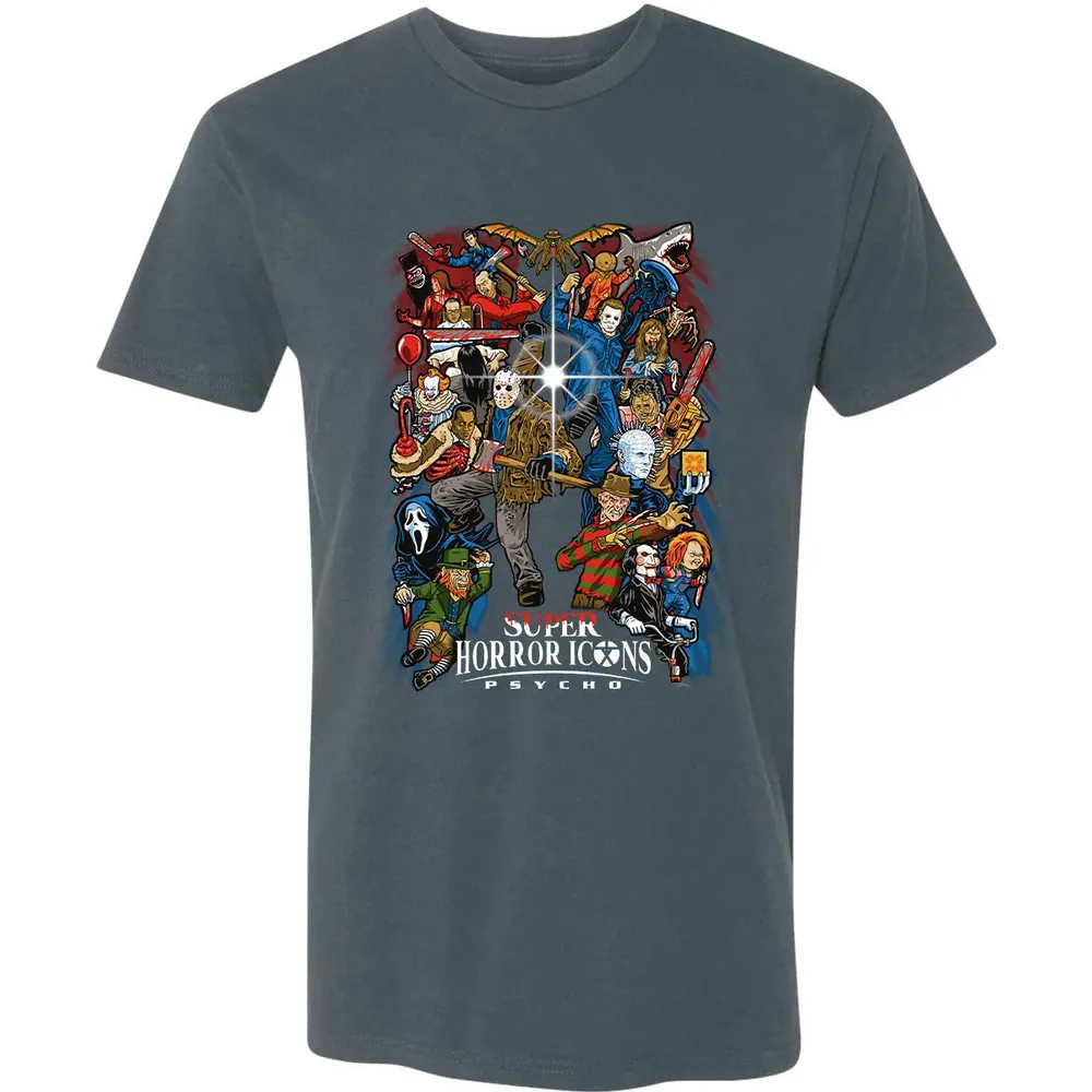 Super Horror Icons Premium Unisex T-shirt - 14