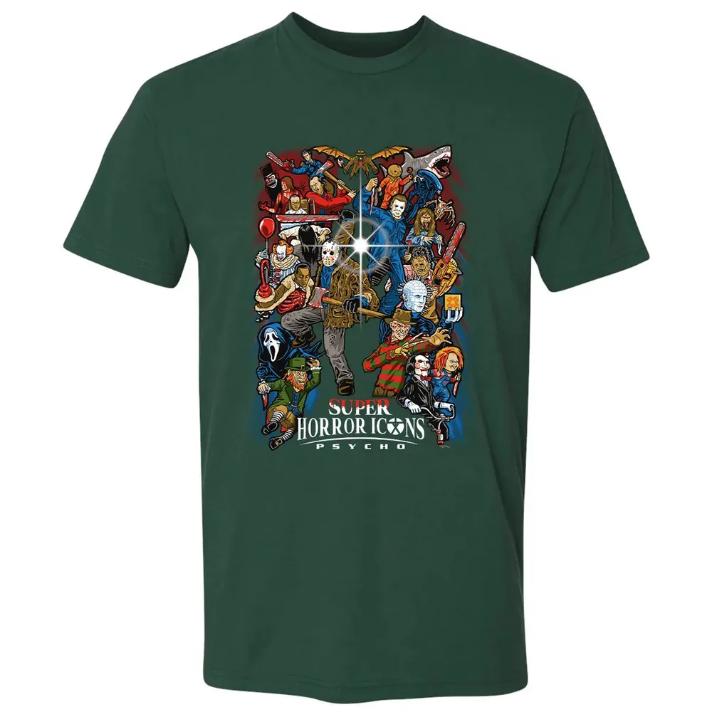 Super Horror Icons Premium Unisex T-shirt - 12