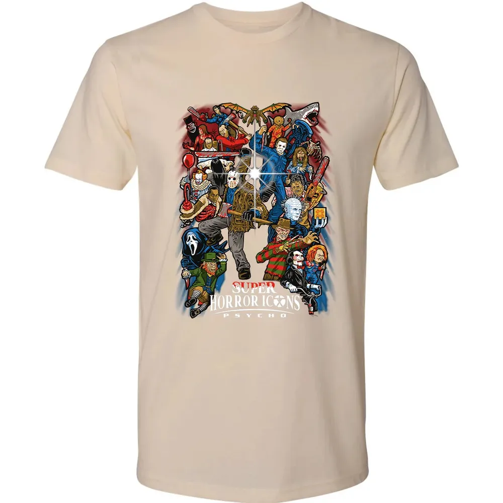 Super Horror Icons Premium Unisex T-shirt - 13