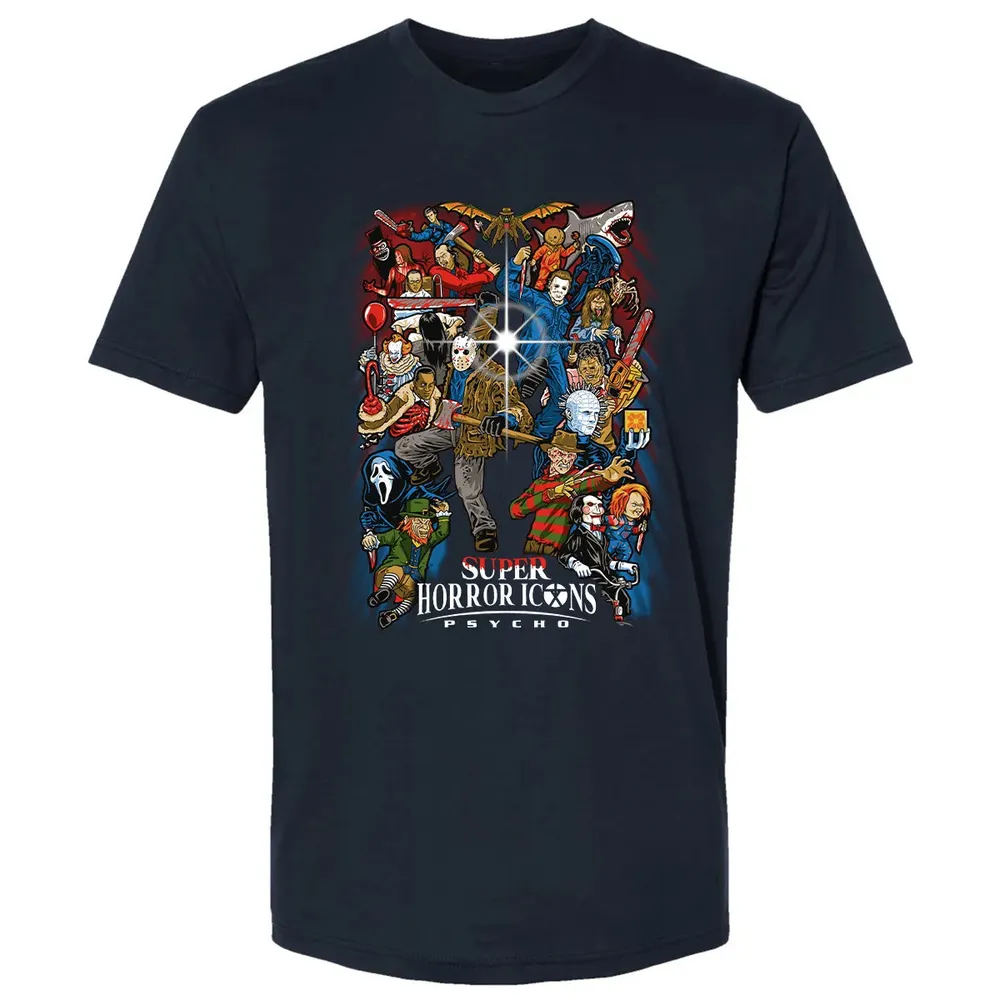 Super Horror Icons Premium Unisex T-shirt - 2