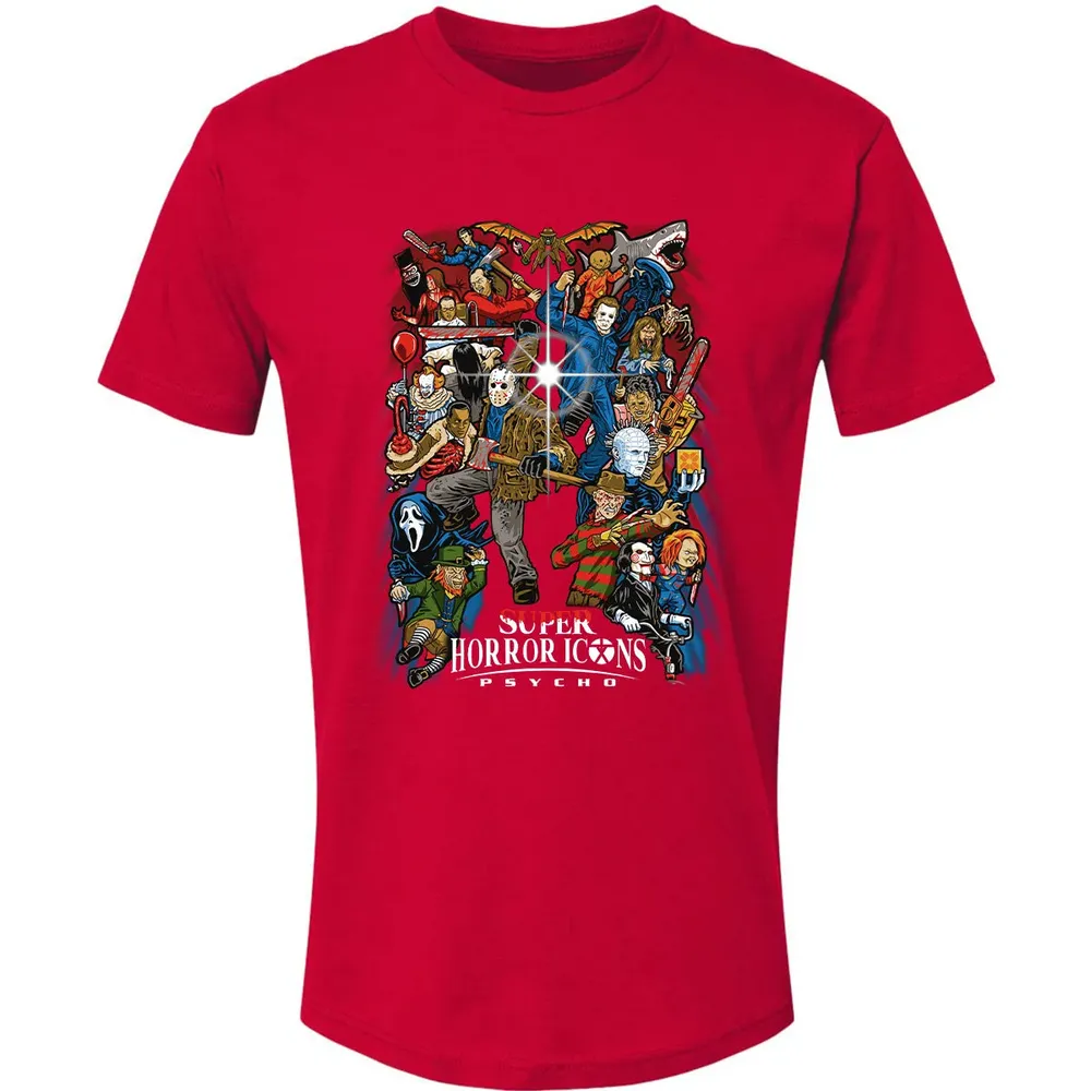 Super Horror Icons Premium Unisex T-shirt - 6