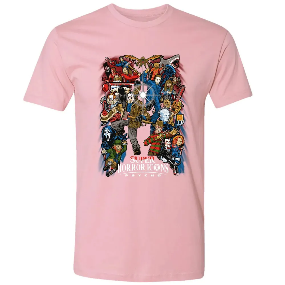 Super Horror Icons Premium Unisex T-shirt - 3