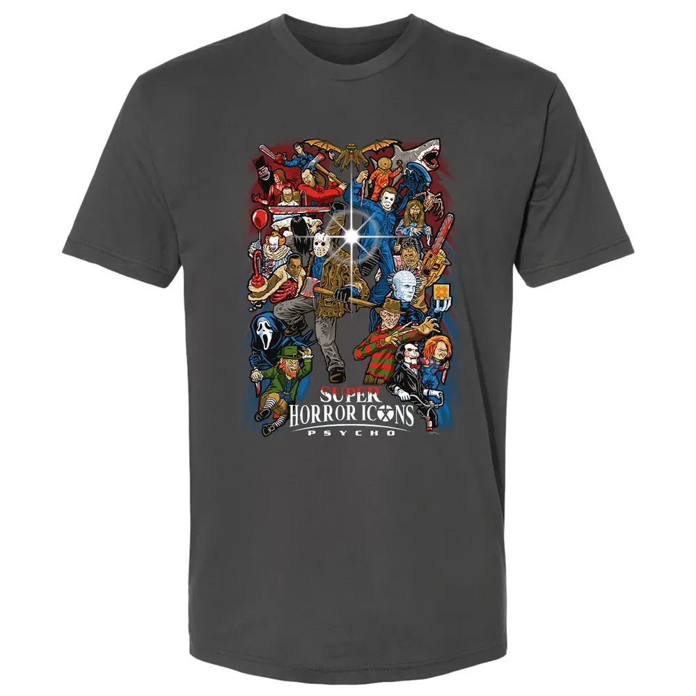 Super Horror Icons Premium Unisex T-shirt - 8