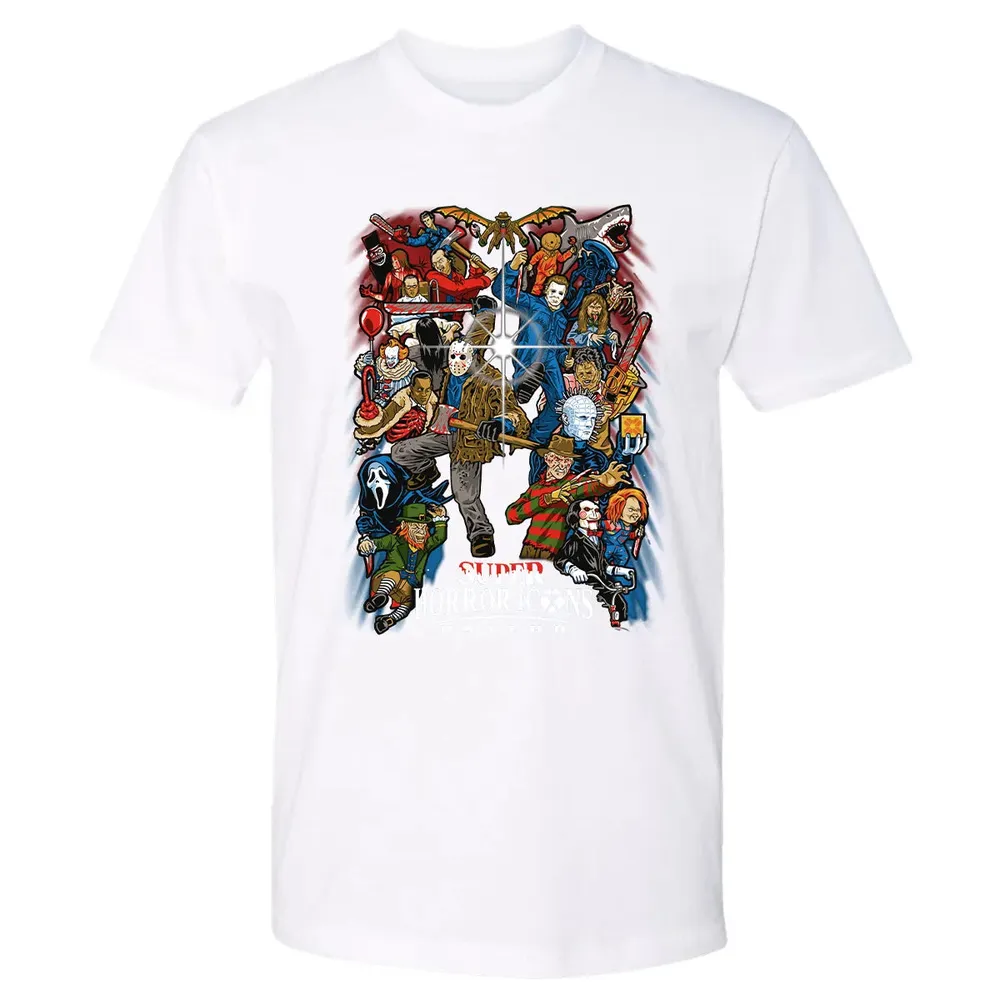 Super Horror Icons Premium Unisex T-shirt - 4