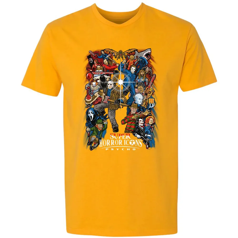 Super Horror Icons Premium Unisex T-shirt - 11