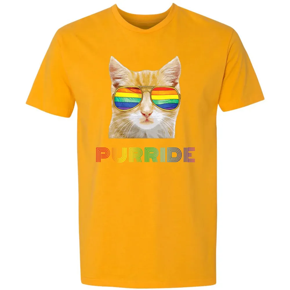 Gay Pride s for Women Men LGBT Cat Gift Purride Premium Unisex T-shirt - 11