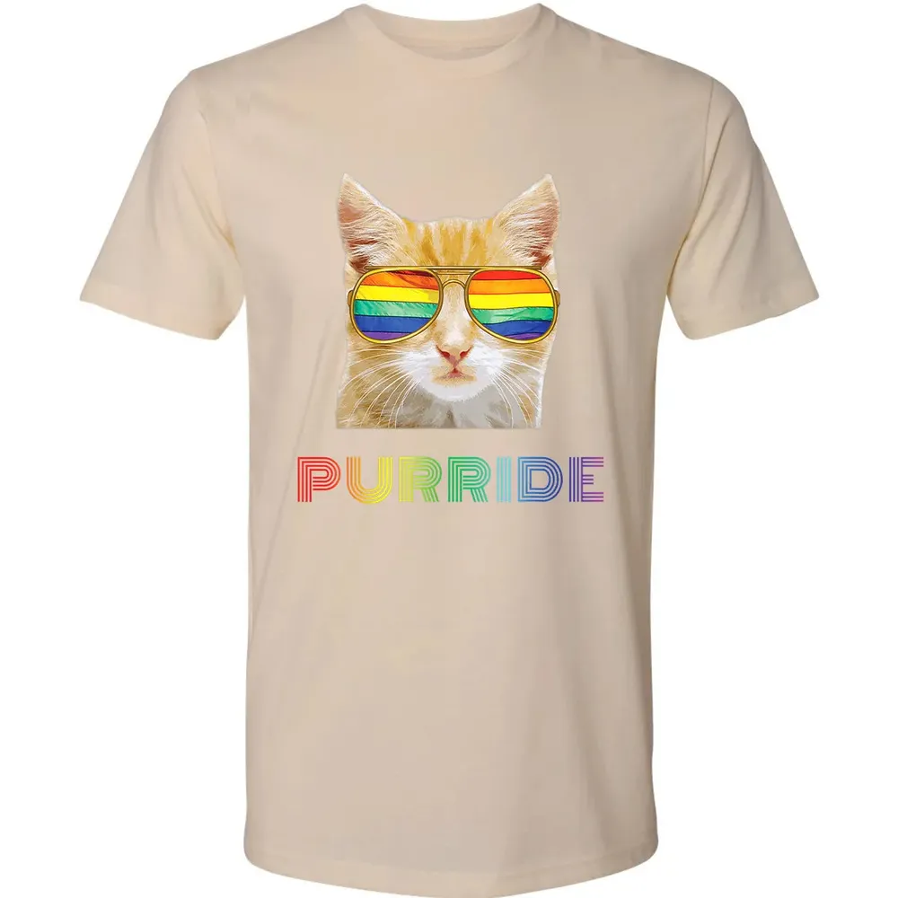 Gay Pride s for Women Men LGBT Cat Gift Purride Premium Unisex T-shirt - 13