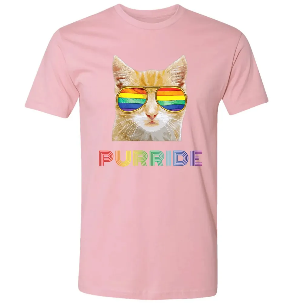 Gay Pride s for Women Men LGBT Cat Gift Purride Premium Unisex T-shirt - 3
