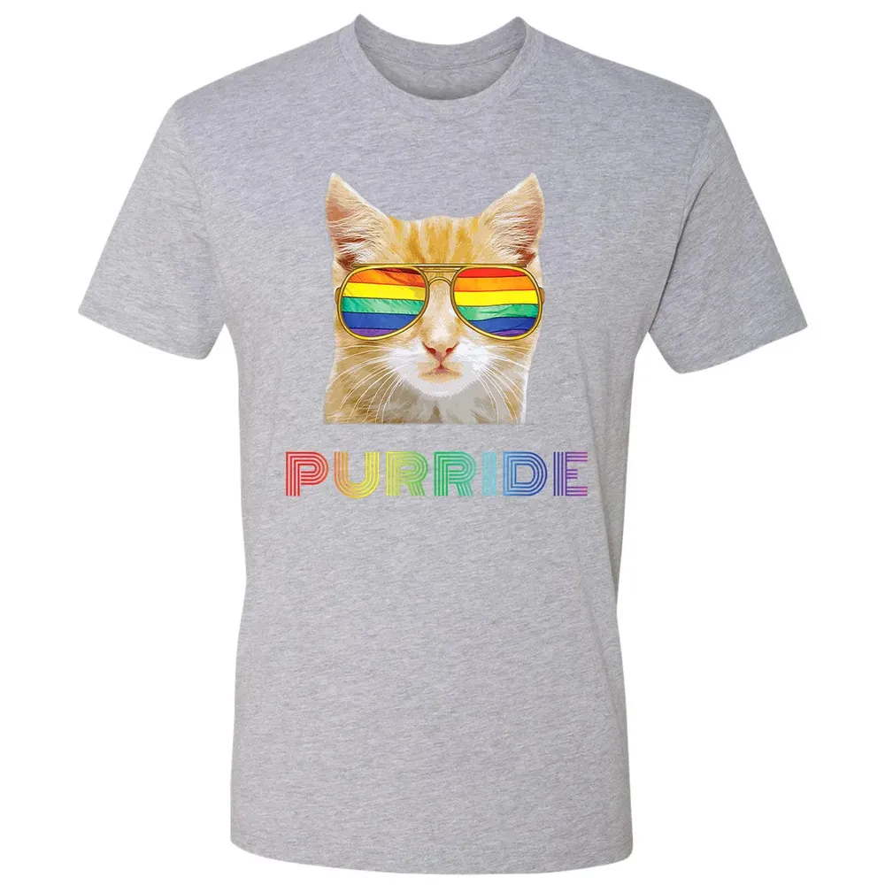 Gay Pride s for Women Men LGBT Cat Gift Purride Premium Unisex T-shirt - 9