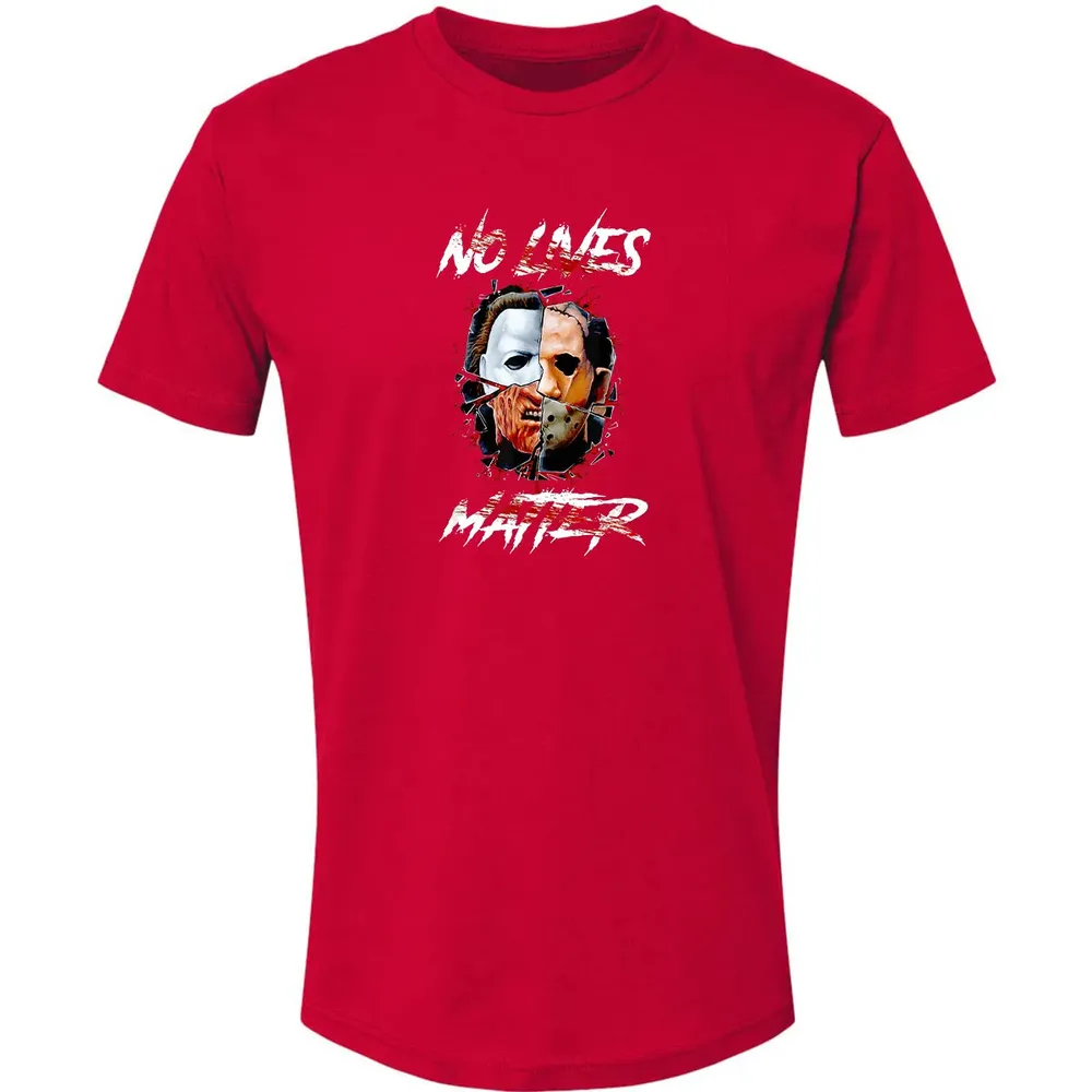 No Lives Matter Scary Horror Myers Michael Halloween Premium Unisex T-shirt - 6