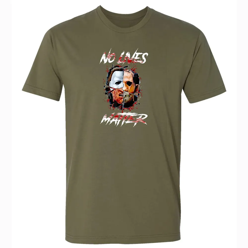No Lives Matter Scary Horror Myers Michael Halloween Premium Unisex T-shirt - 5