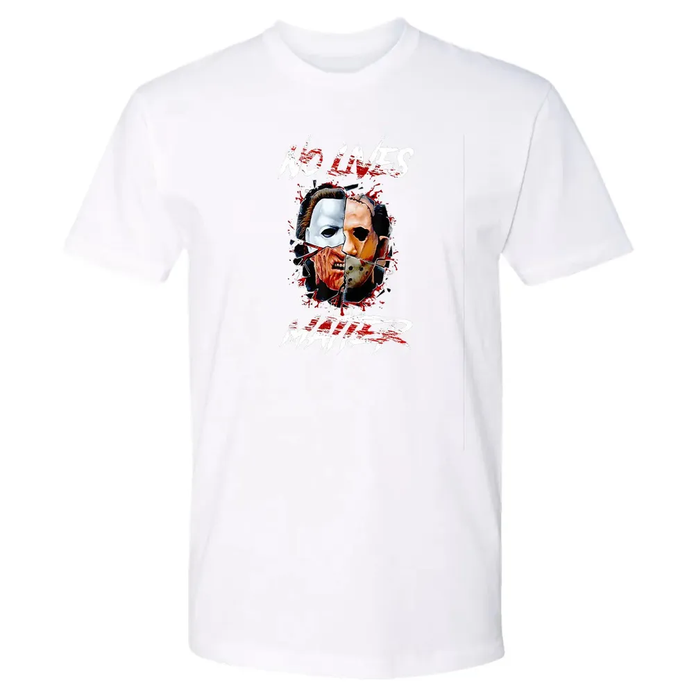 No Lives Matter Scary Horror Myers Michael Halloween Premium Unisex T-shirt - 4