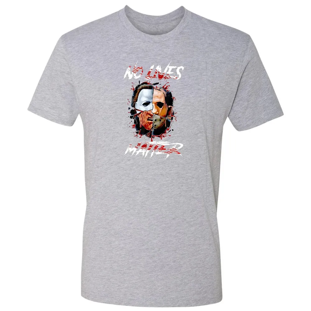 No Lives Matter Scary Horror Myers Michael Halloween Premium Unisex T-shirt - 9