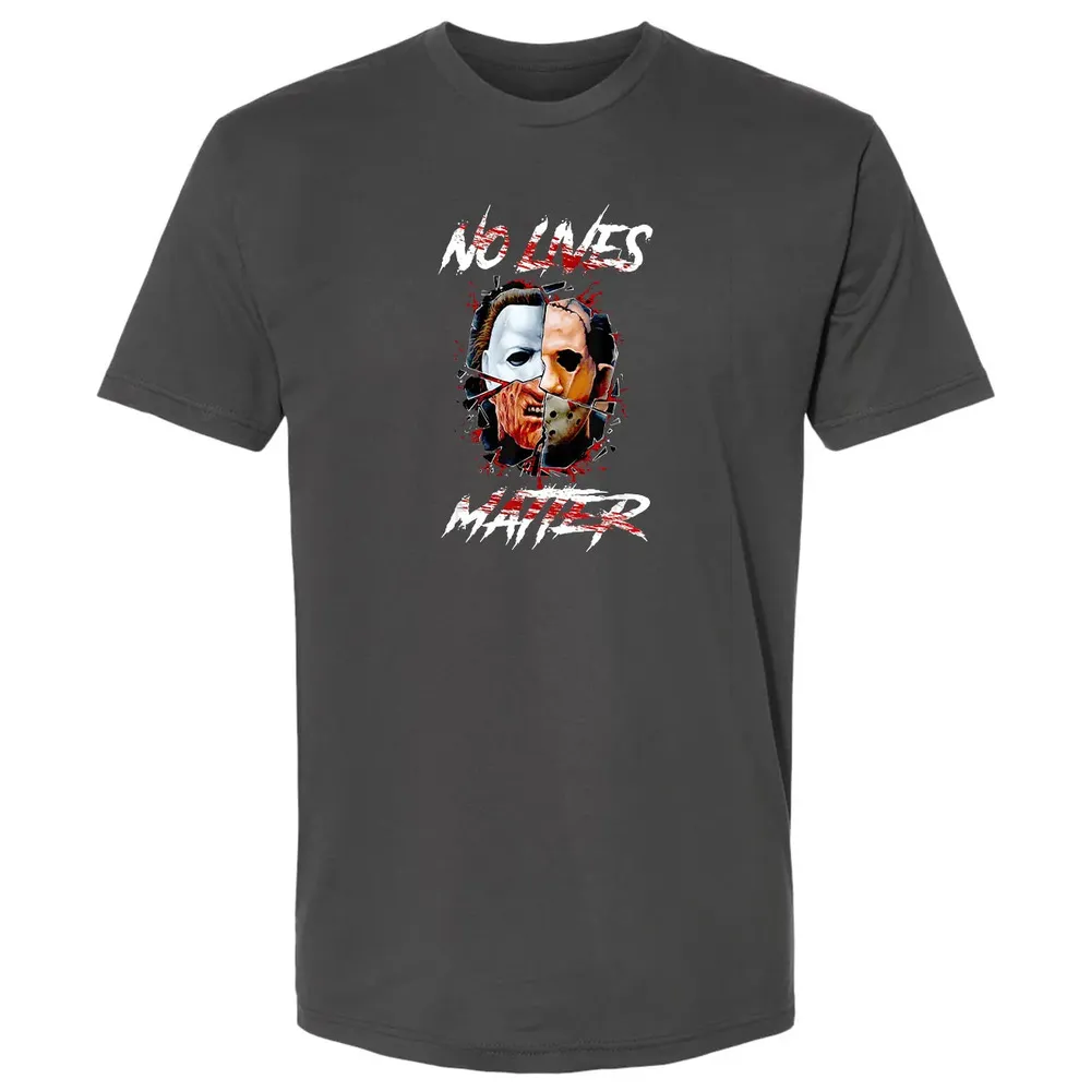 No Lives Matter Scary Horror Myers Michael Halloween Premium Unisex T-shirt - 8