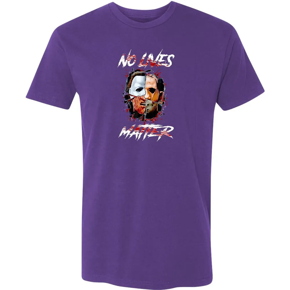 No Lives Matter Scary Horror Myers Michael Halloween Premium Unisex T-shirt - 7