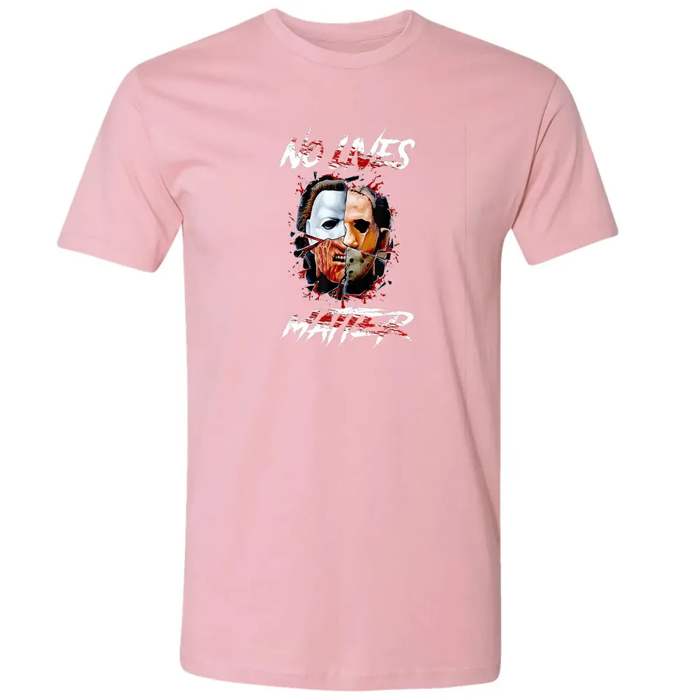 No Lives Matter Scary Horror Myers Michael Halloween Premium Unisex T-shirt - 3