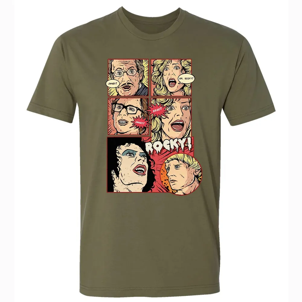 Janet. Scott. Brad. Rocky Premium Unisex T-shirt - 5