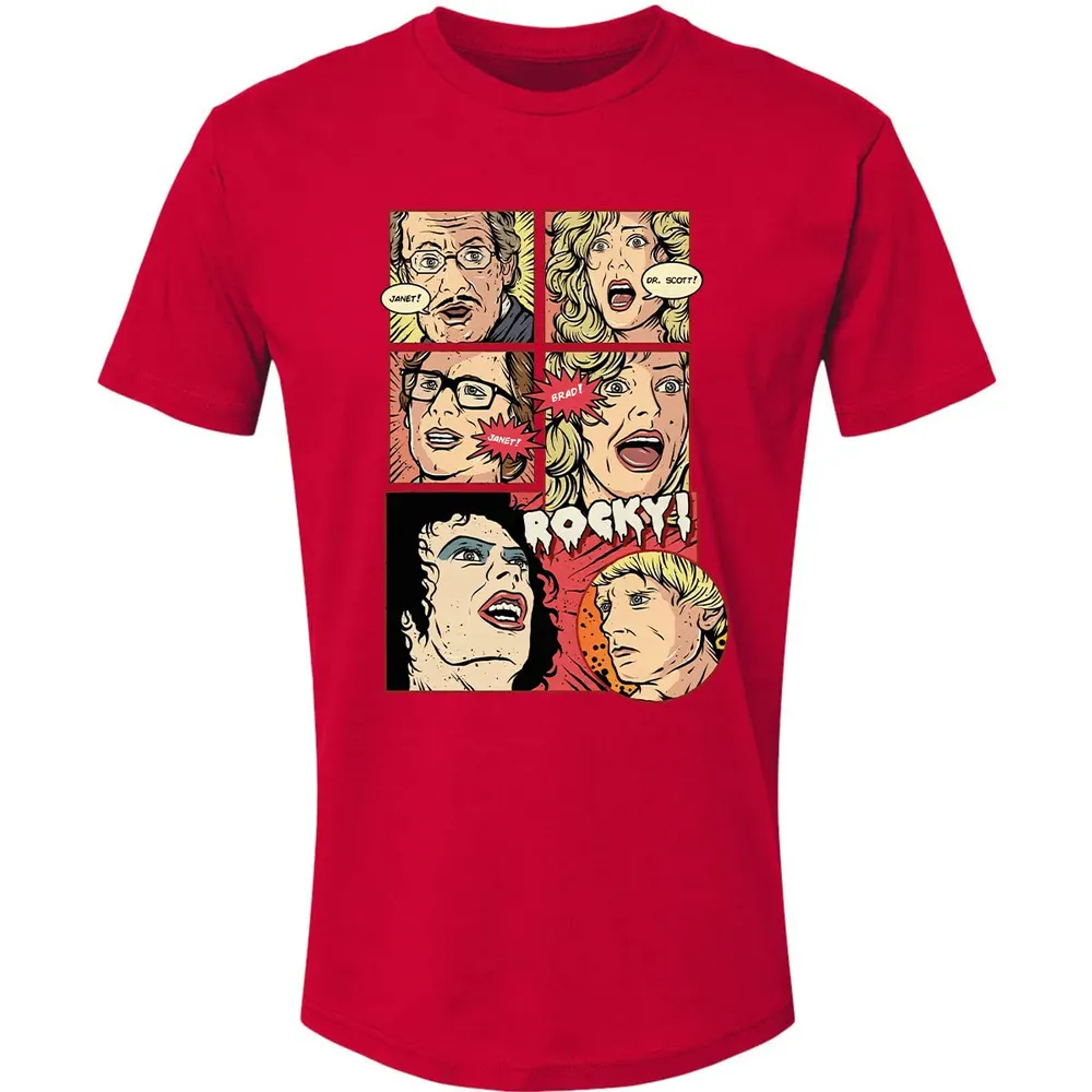Janet. Scott. Brad. Rocky Premium Unisex T-shirt - 6