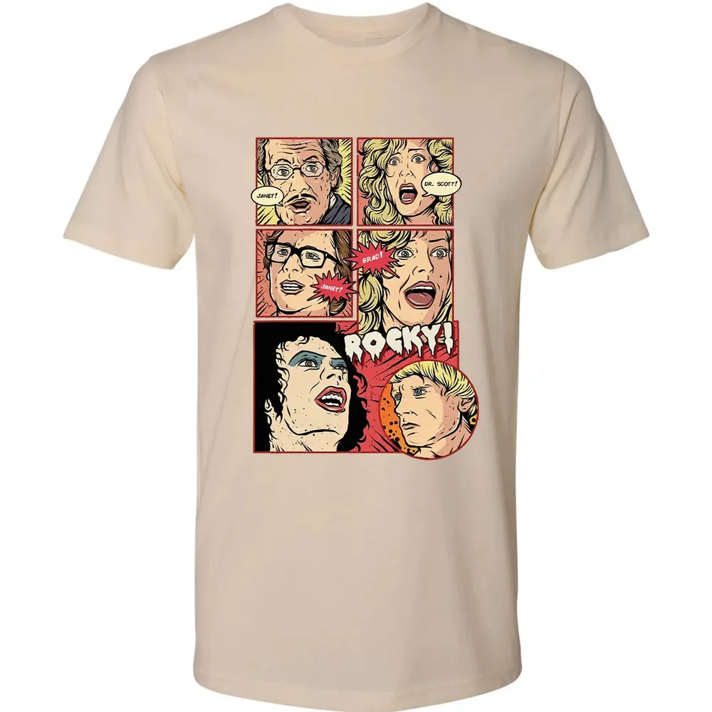 Janet. Scott. Brad. Rocky Premium Unisex T-shirt - 13