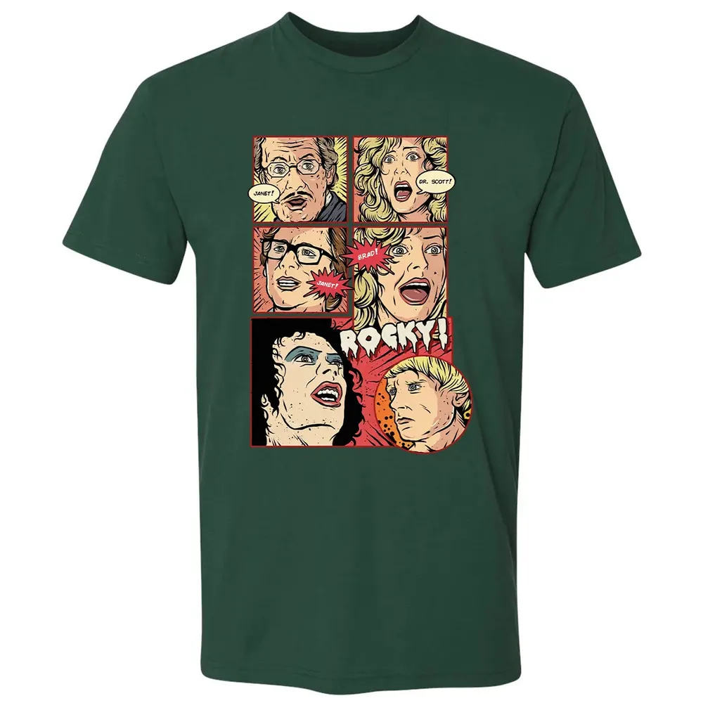 Janet. Scott. Brad. Rocky Premium Unisex T-shirt - 12