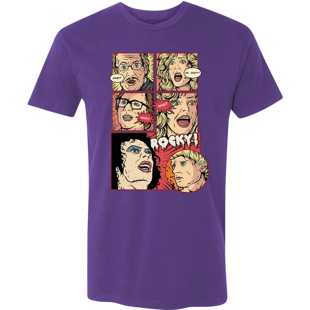 Janet. Scott. Brad. Rocky Premium Unisex T-shirt - 7