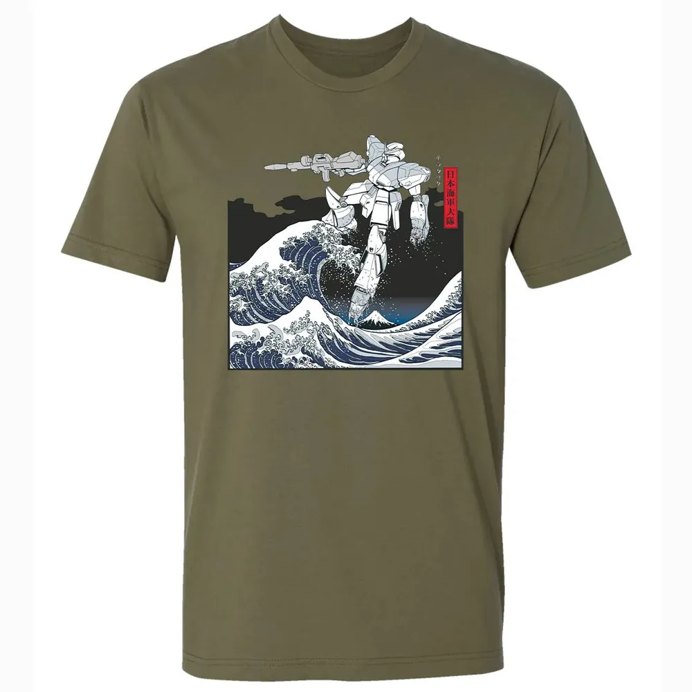 Mecha Wave Premium Unisex T-shirt - 5