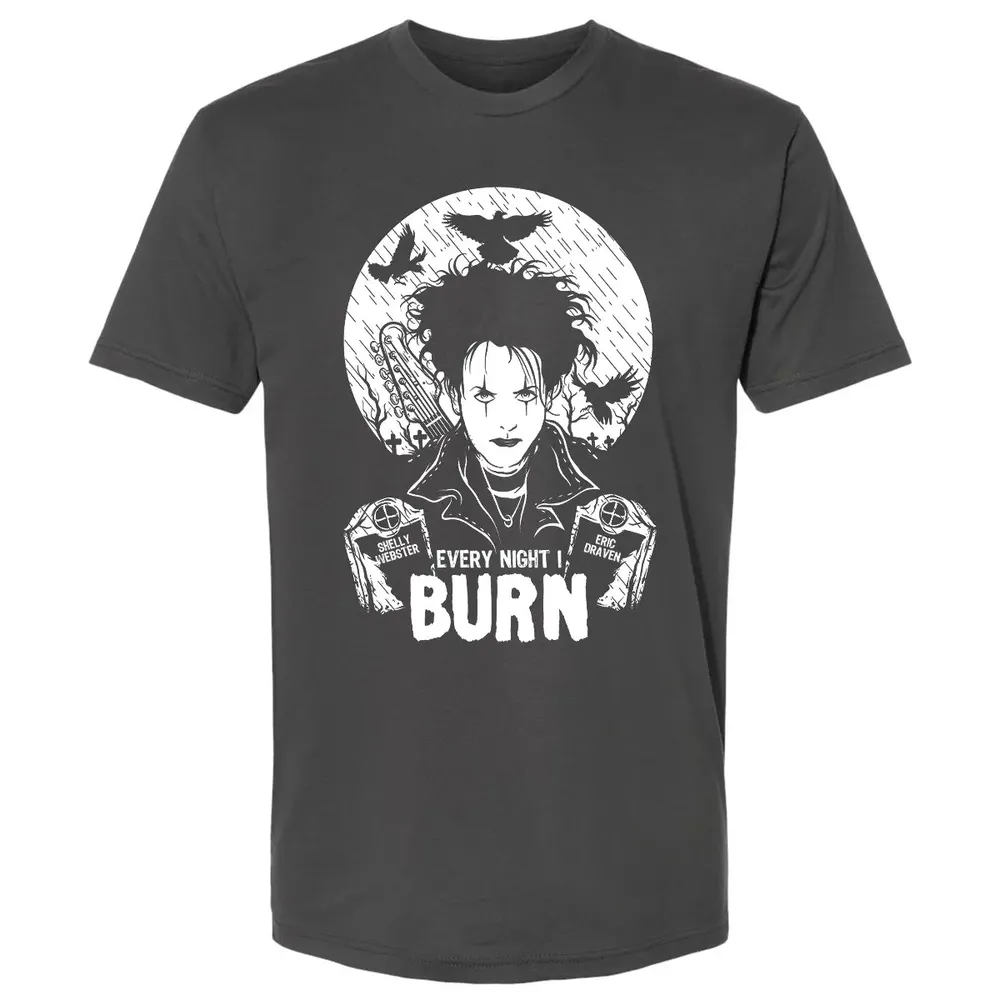 Every Night I Burn Premium Unisex T-shirt - 8