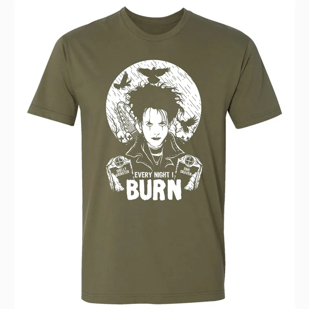 Every Night I Burn Premium Unisex T-shirt - 5