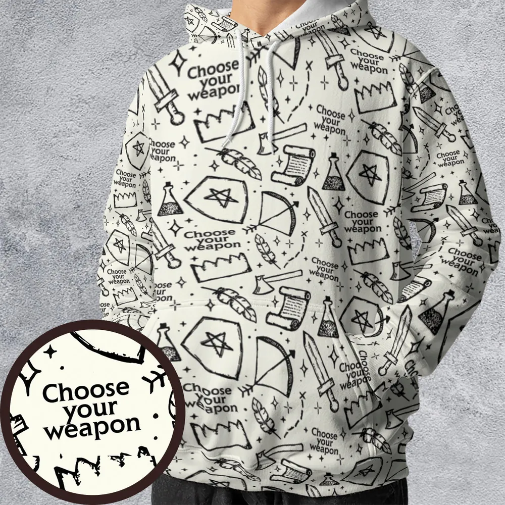 Choose Your Weapon All-over Print Hoodie - 1