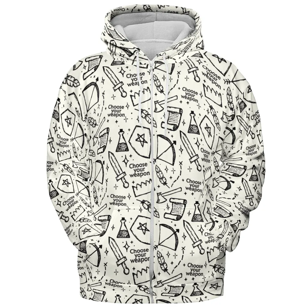 Choose Your Weapon All-over Print Hoodie - 3