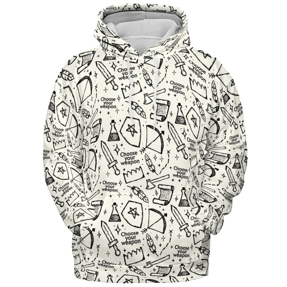 Choose Your Weapon All-over Print Hoodie - 2