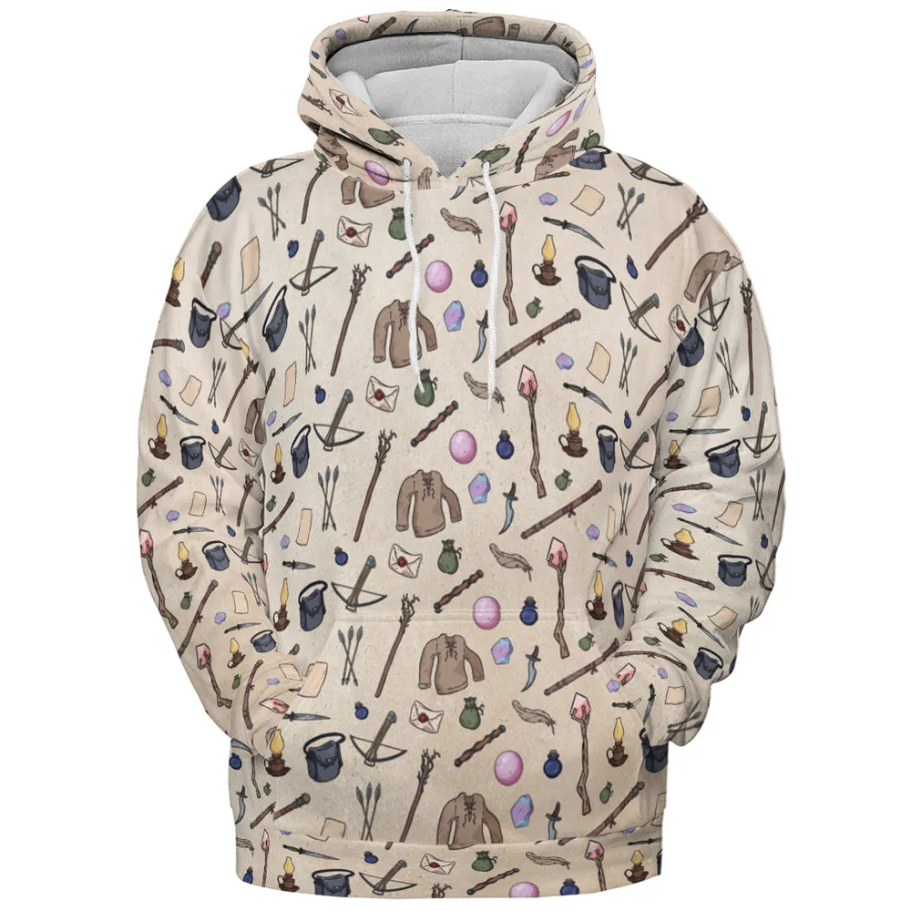 Sorcerer's Inventory All-over Print Hoodie - 2