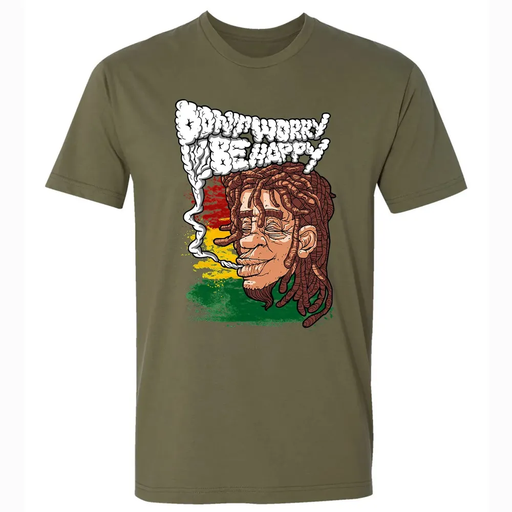 Dont Worry Be Happy Premium Unisex T-shirt - 5