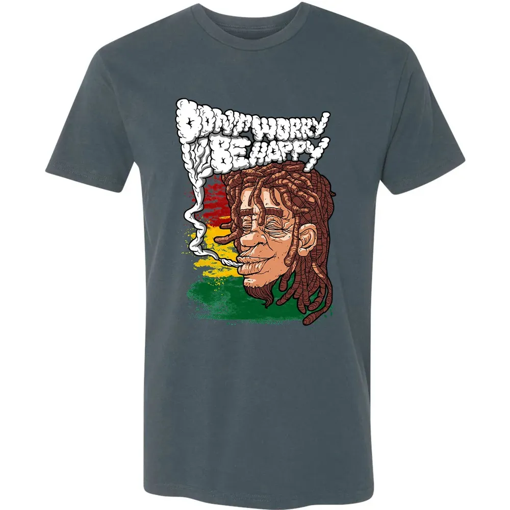 Dont Worry Be Happy Premium Unisex T-shirt - 14