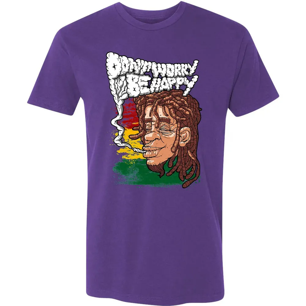 Dont Worry Be Happy Premium Unisex T-shirt - 7