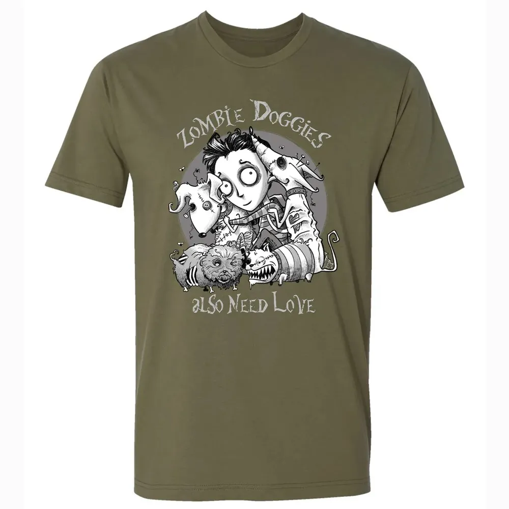 Zombie Doggies Premium Unisex T-shirt - 5