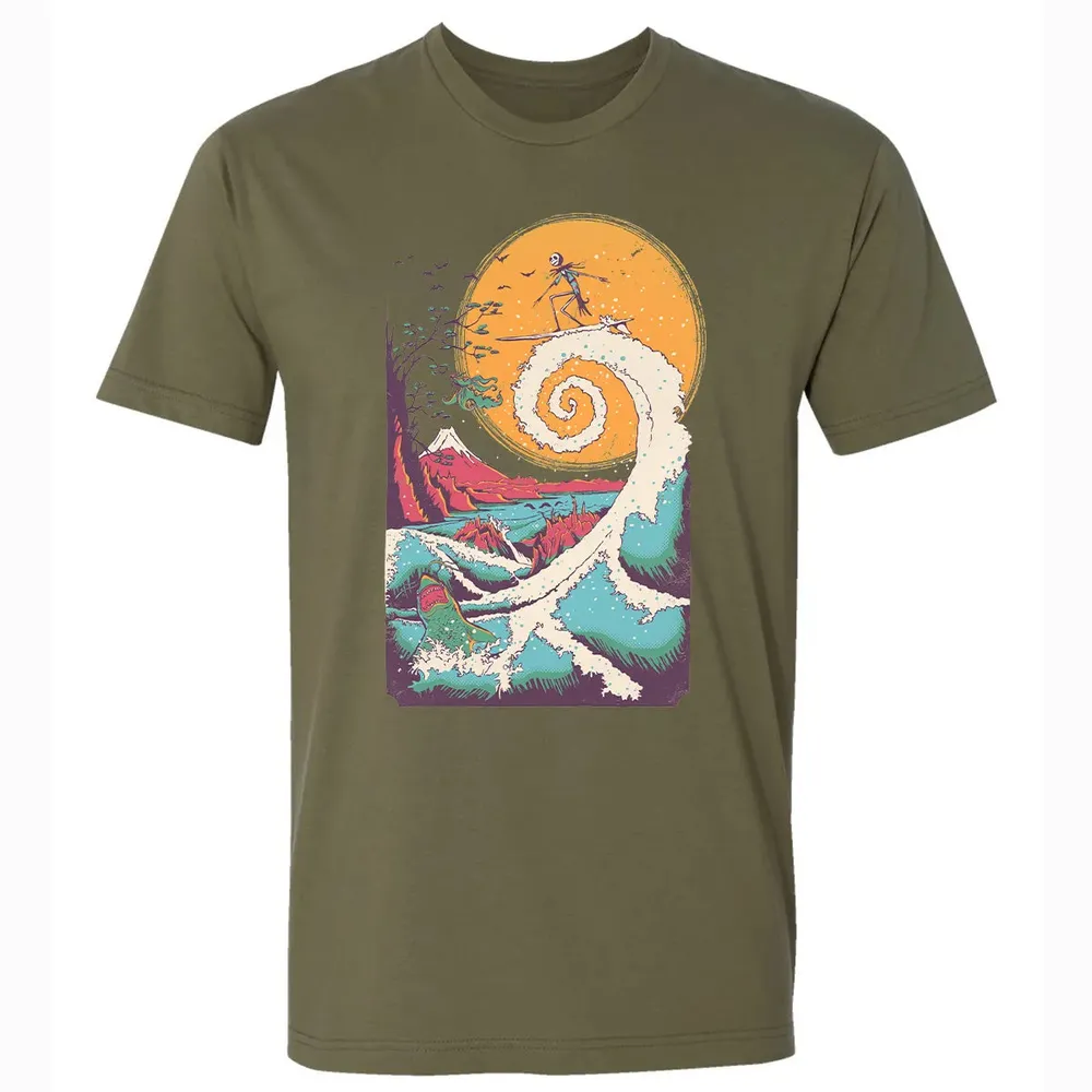 Surf Before Christmas Premium Unisex T-shirt - 5