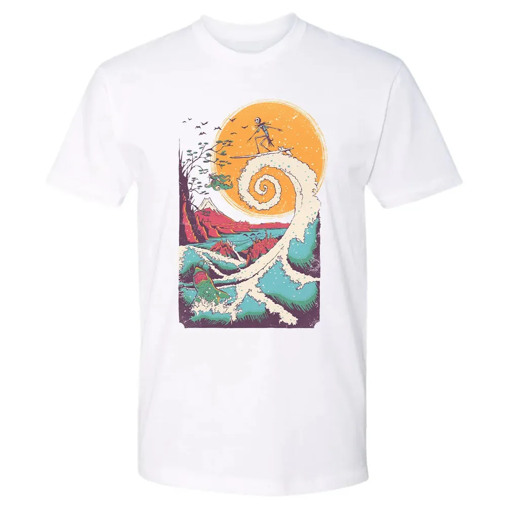 Surf Before Christmas Premium Unisex T-shirt - 4