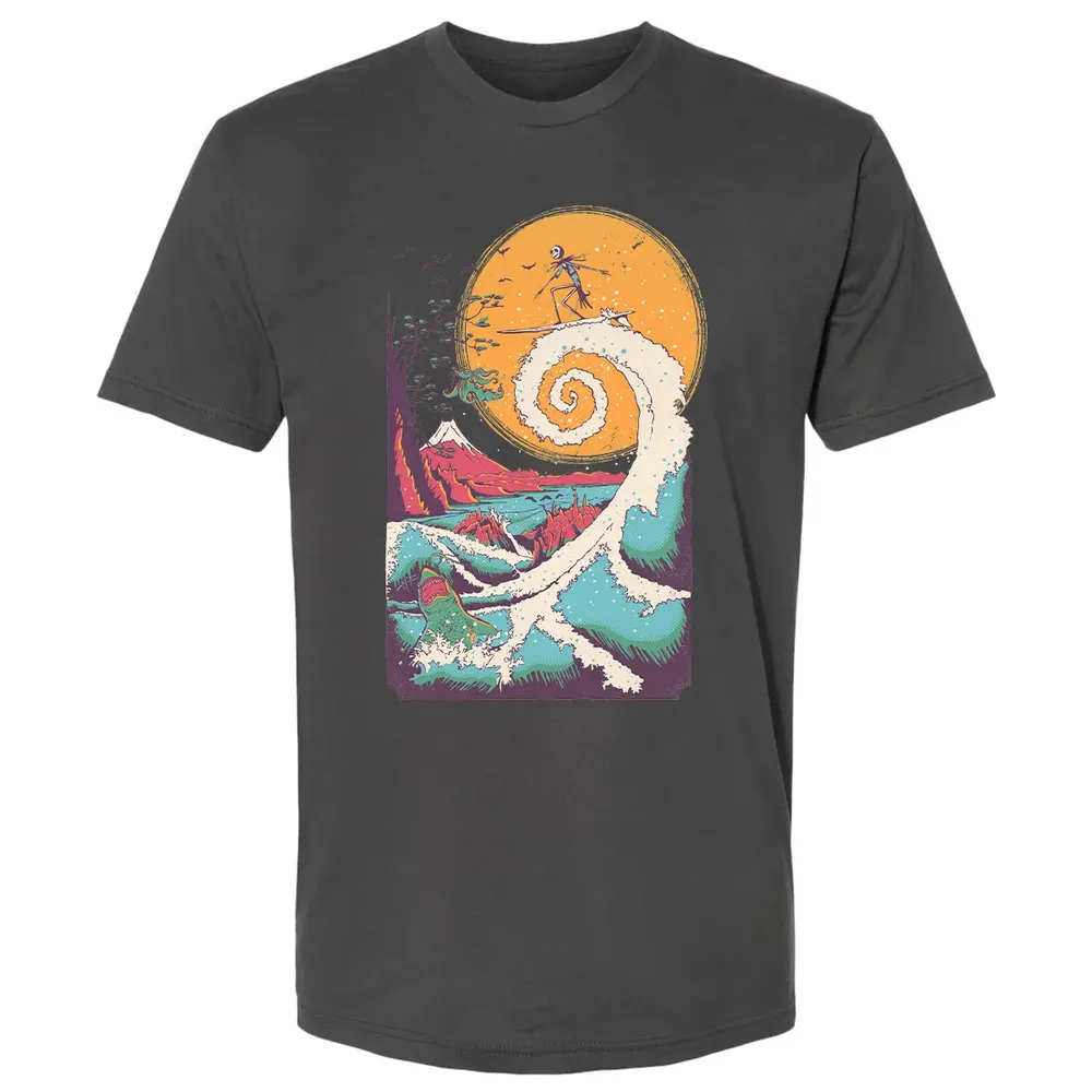 Surf Before Christmas Premium Unisex T-shirt - 8