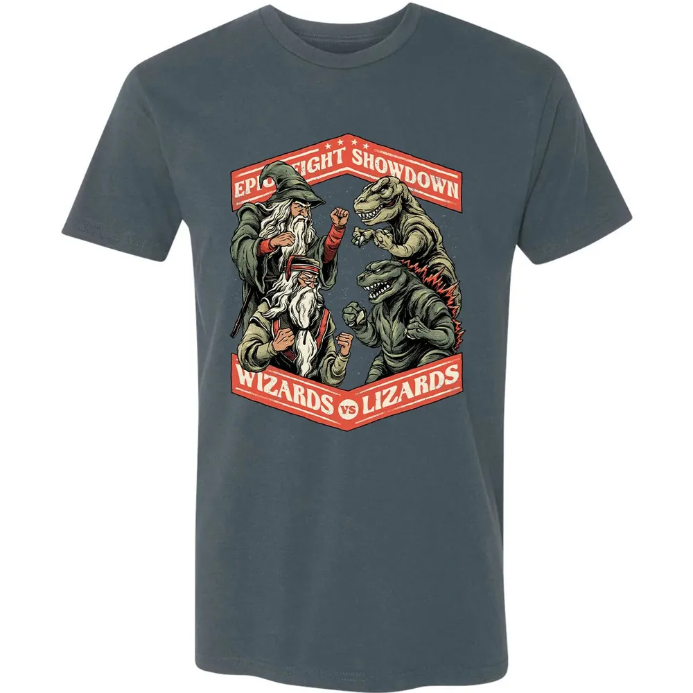 Wizards vs Lizards Premium Unisex T-shirt - 14