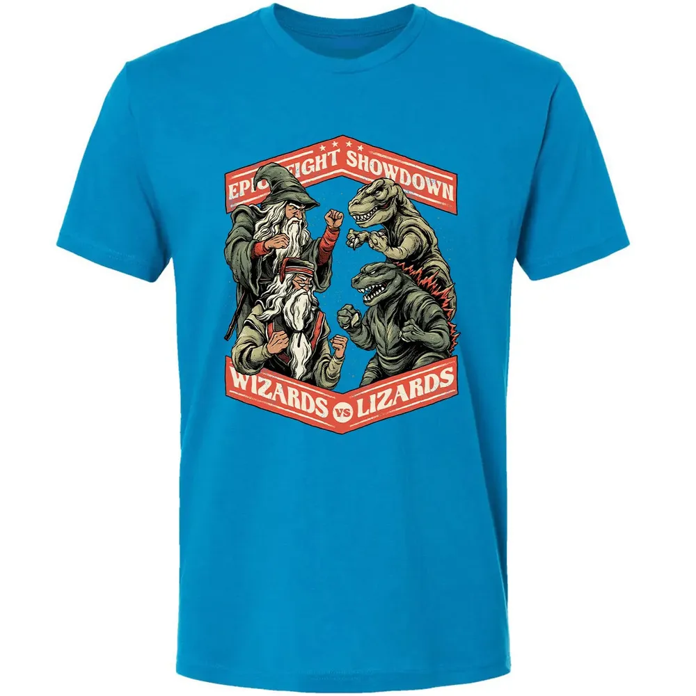 Wizards vs Lizards Premium Unisex T-shirt - 15