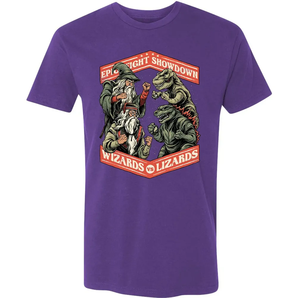 Wizards vs Lizards Premium Unisex T-shirt - 7