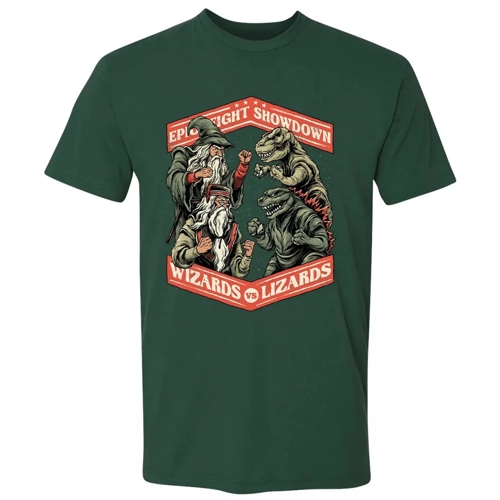 Wizards vs Lizards Premium Unisex T-shirt - 12