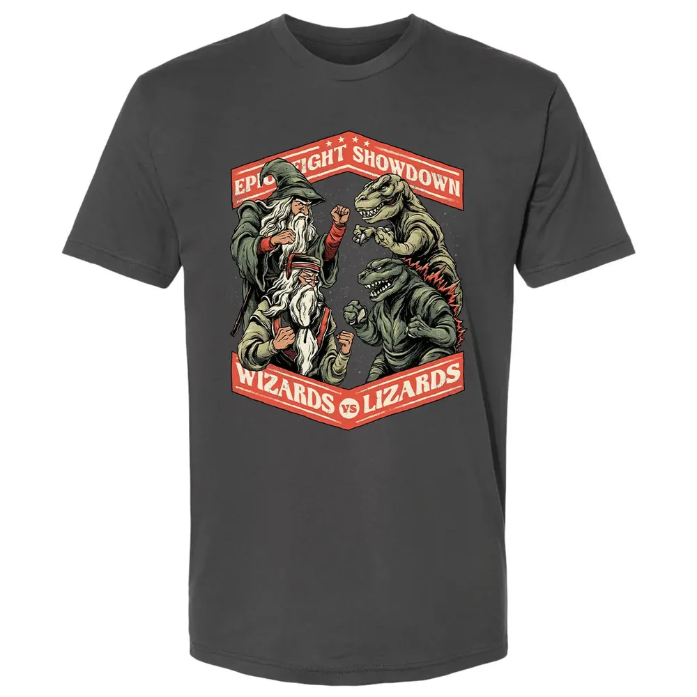 Wizards vs Lizards Premium Unisex T-shirt - 8
