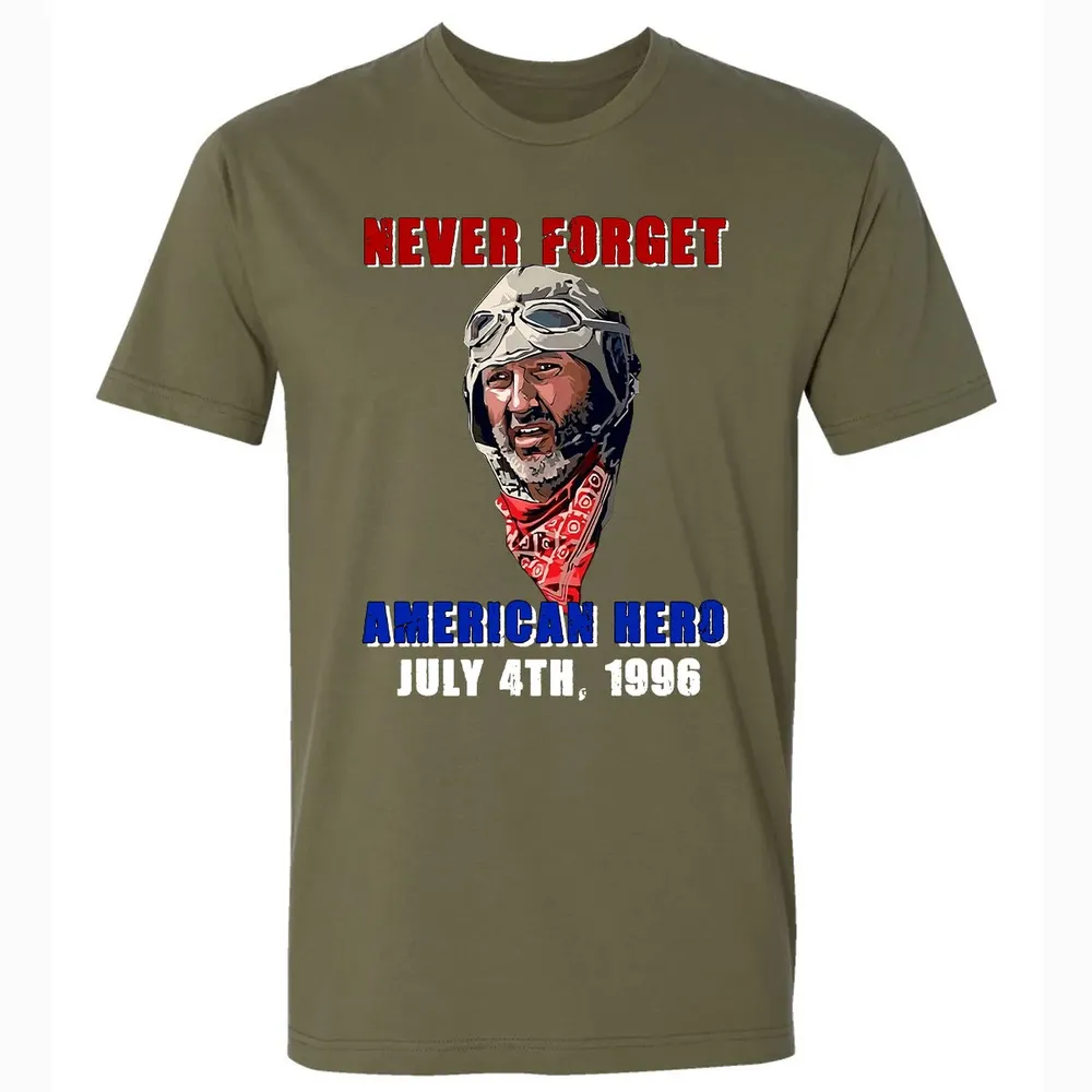Never Forget American Hero July 4th, 1996 Premium Unisex T-shirt - 5
