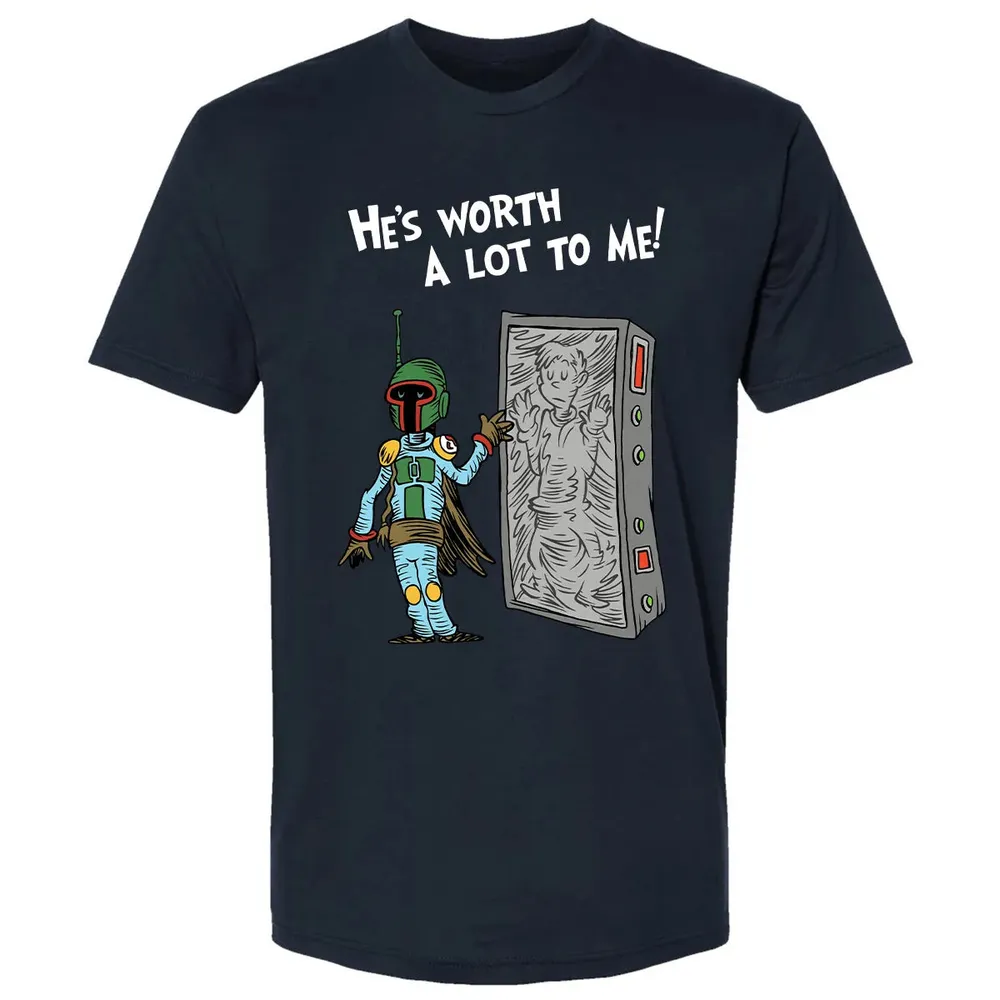 He's Worth A Lot To Me Premium Unisex T-shirt - 2